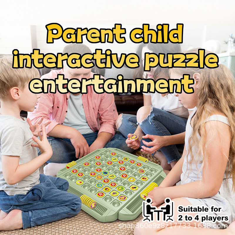 Board Game Flip 7 - Interactive Fruit Animal Flip Chess Game