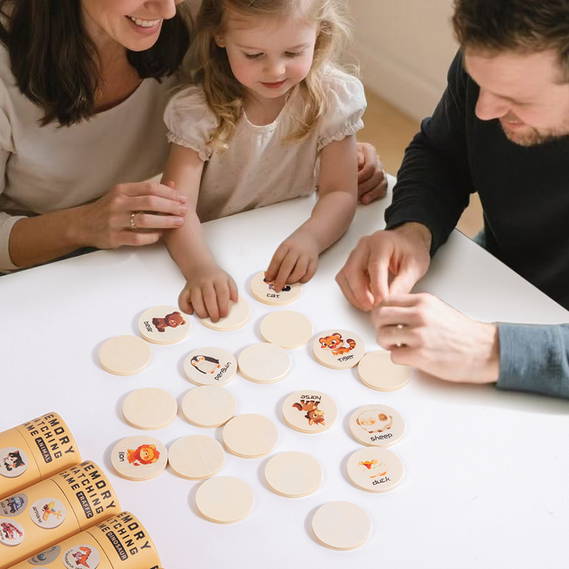 Wooden Memory Match Stick Ches - Board Game Oath 评论和价格