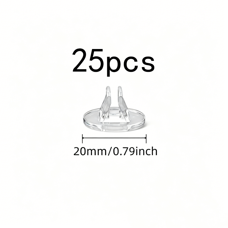 25 pcs Clear Display Clips, Co - Board Game Organization 评论和价格