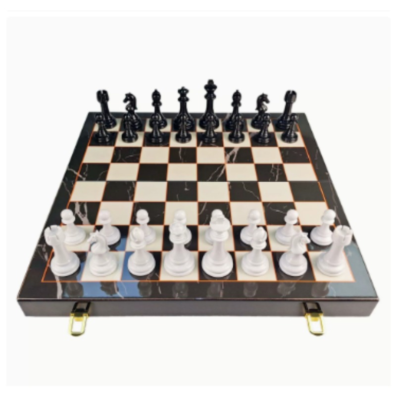 High-End Solid Wood Marble Pat - Game Storage Box 评论和价格