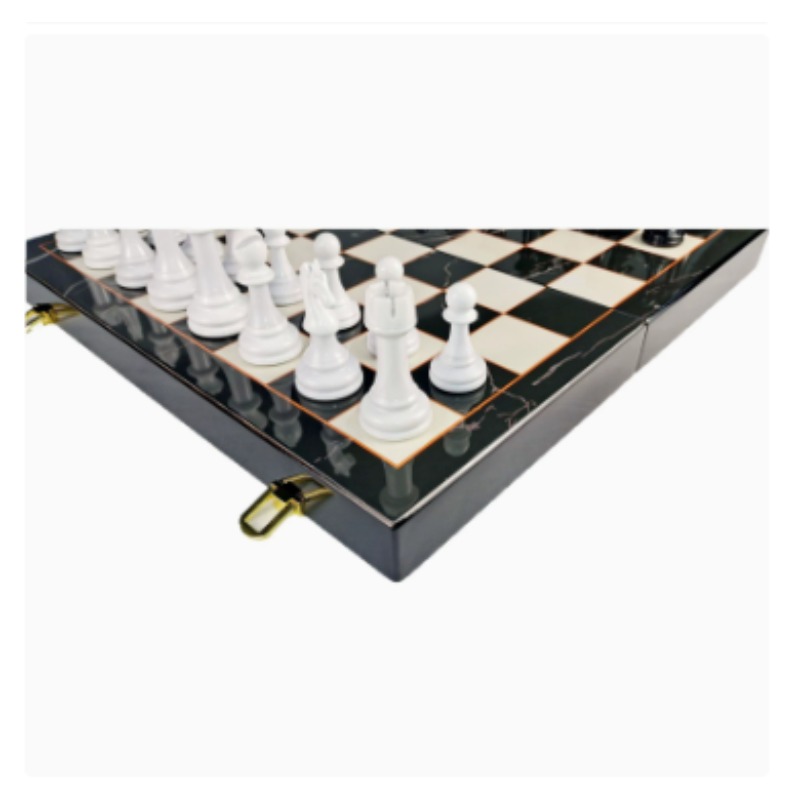 High-End Solid Wood Marble Pat - Game Storage Box 评论和价格
