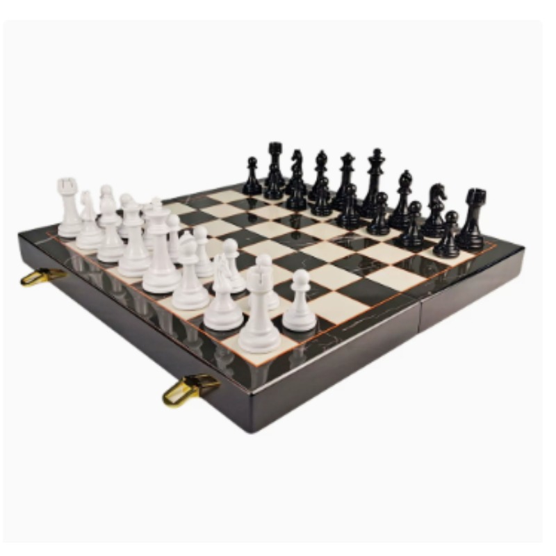 High-End Solid Wood Marble Pat - Game Storage Box 评论和价格