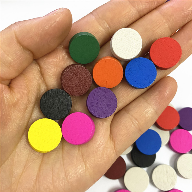 50pieces 15*5MM 11 Colors Wood - Chess Set Wooden 评论和价格