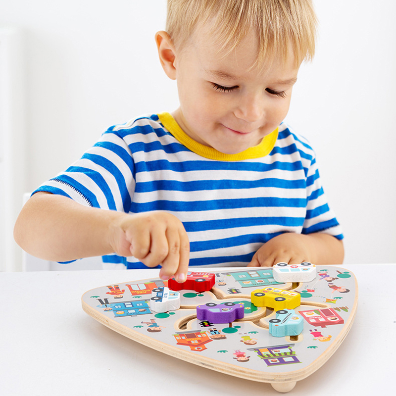 Children Montessori Maze Board - Board Game Qwirkle 评论和价格