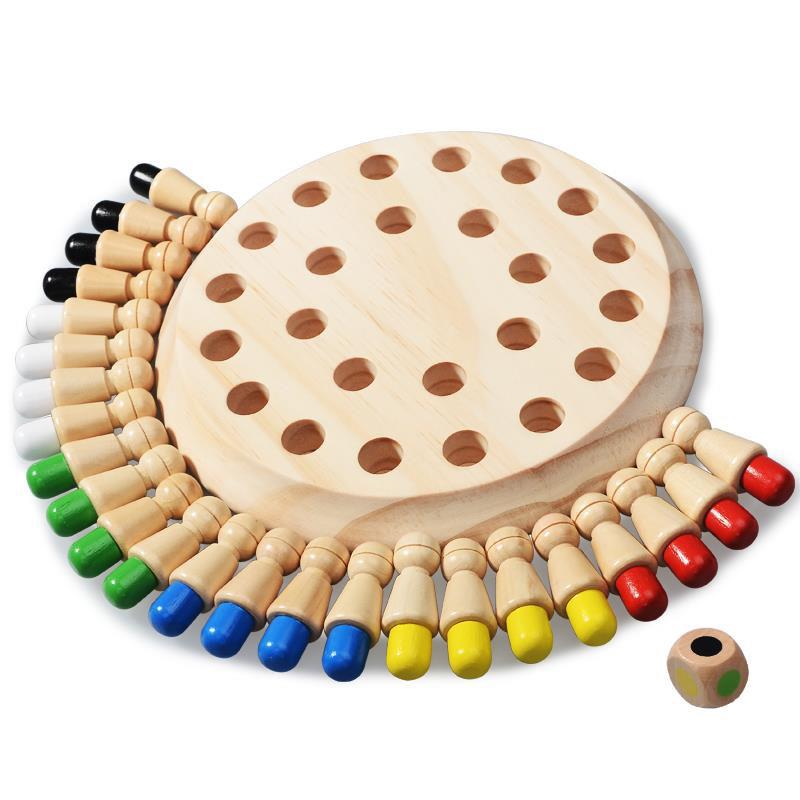 Wooden Memory Match Stick Ches - Board Game Oath 评论和价格