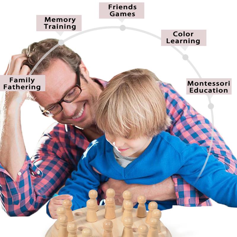 Wooden Memory Match Stick Ches - Board Game Oath 评论和价格
