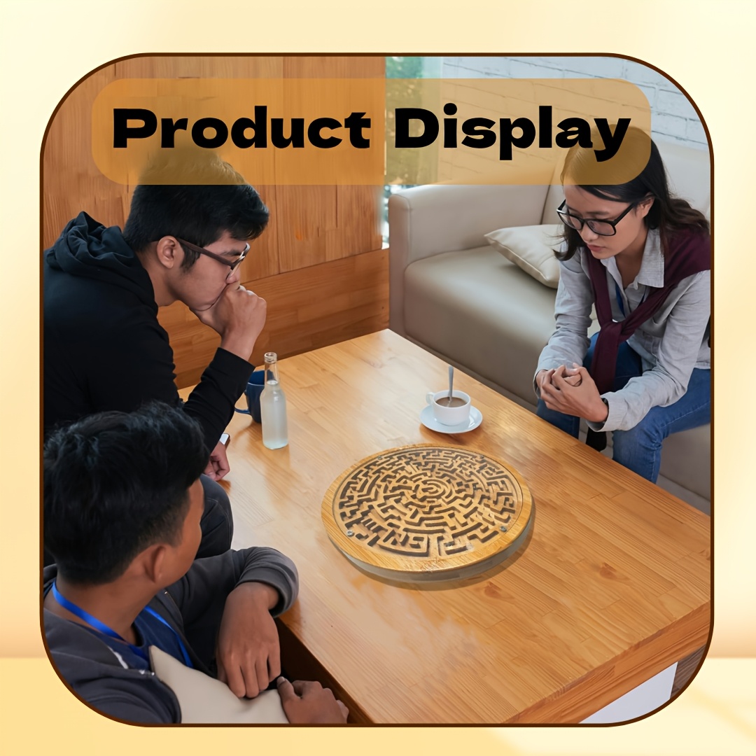 Large Wooden Balance Maze Game - Board Game Qwirkle 评论和价格