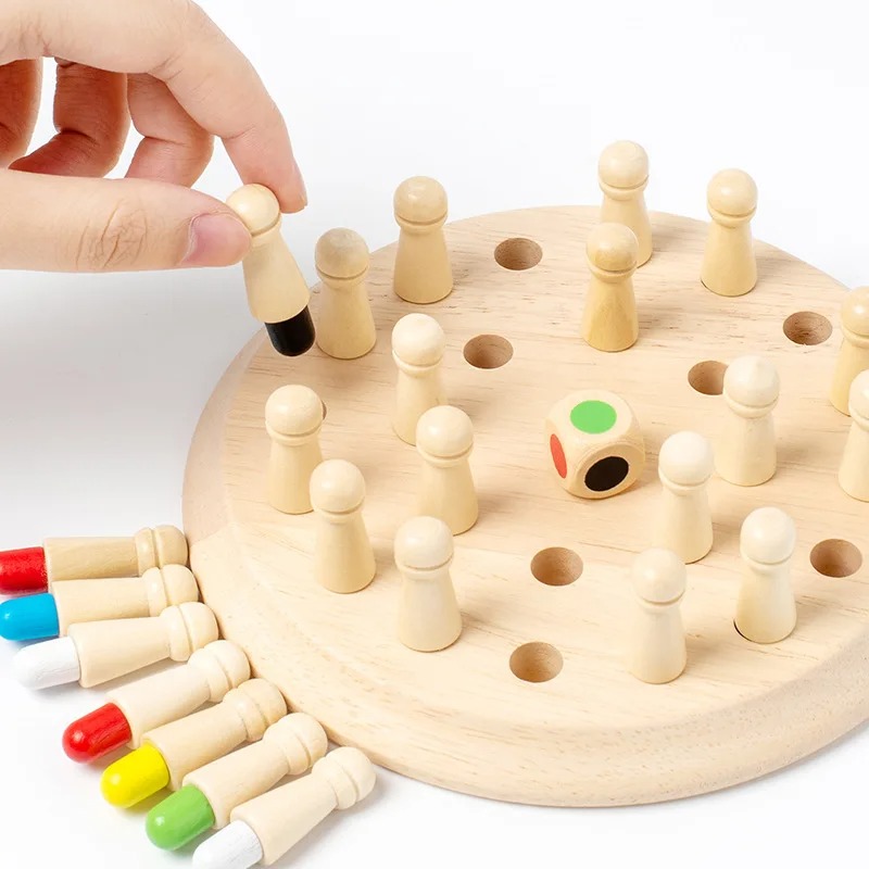 Wooden Memory Match Stick Ches - Board Game Oath 评论和价格