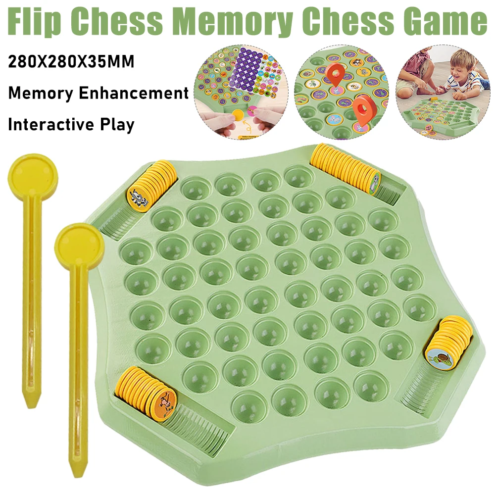 Flip Chess Memory Board Game K - Board Game Oath 评论和价格