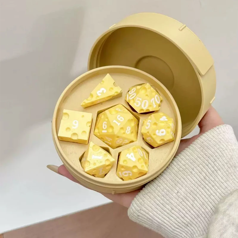 Creative Irregular Cheese Dice - Board Game Organization 评论和价格
