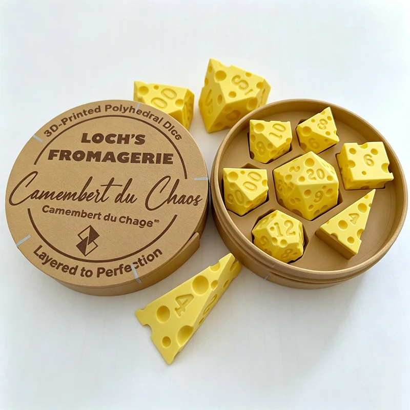 Creative Irregular Cheese Dice - Board Game Organization 评论和价格