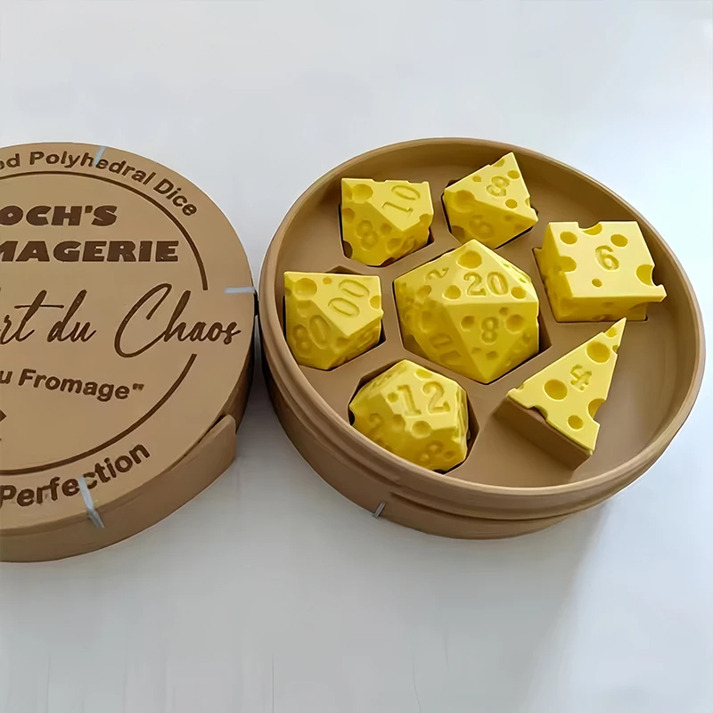 Creative Irregular Cheese Dice - Board Game Organization 评论和价格
