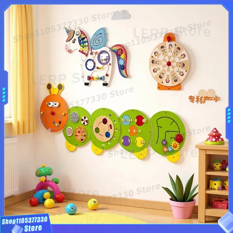 Wooden Busy Board for Toddlers - Board Game Operation 评论和价格