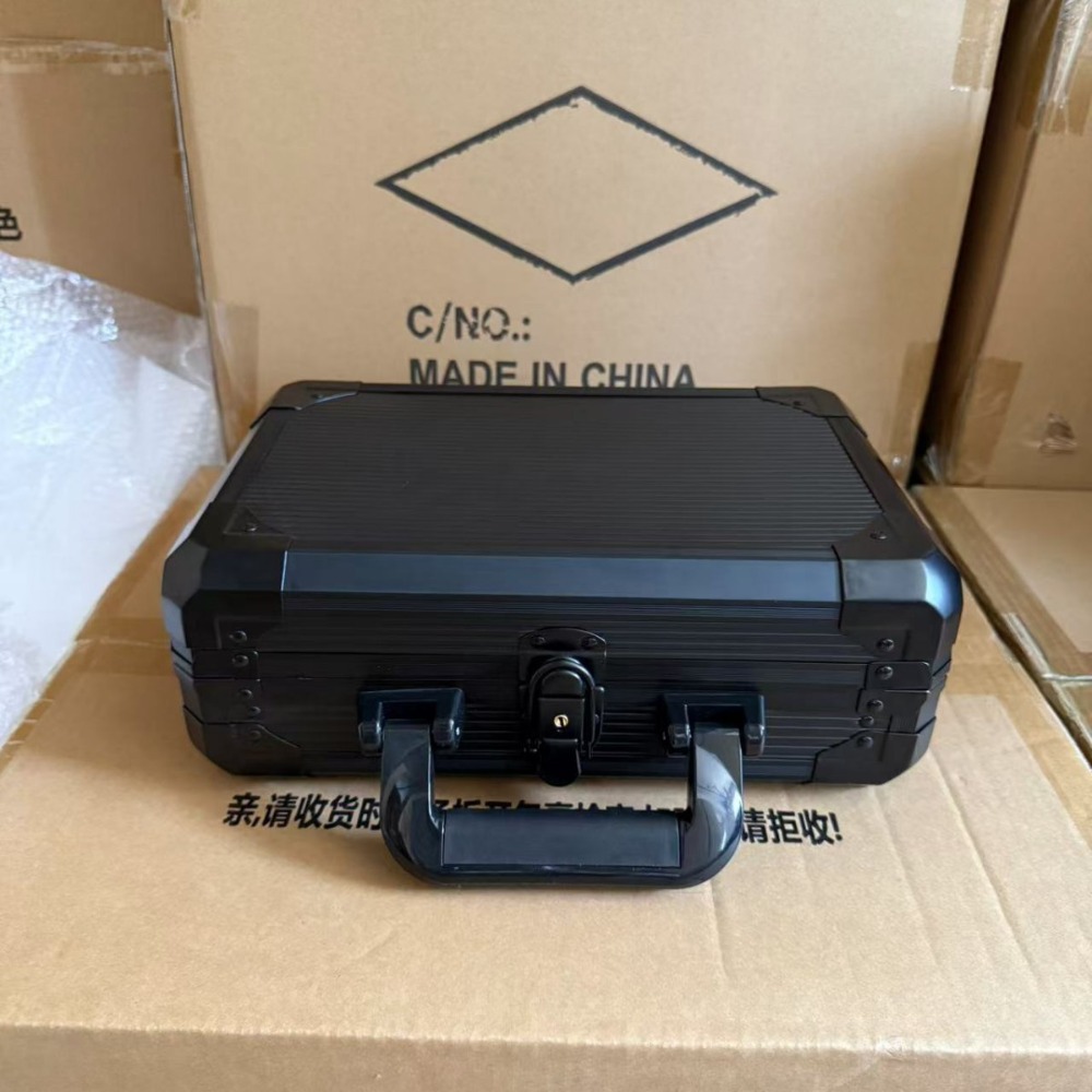 Black K‑Type Aluminum Poker Ch - Game Storage Box 评论和价格