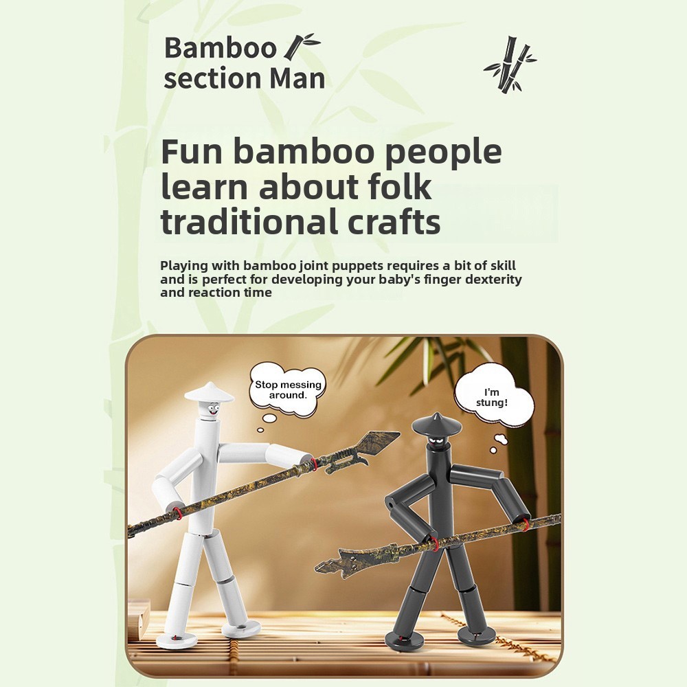 Two-player Battle Bamboo Man B - Board Game Word 评论和价格
