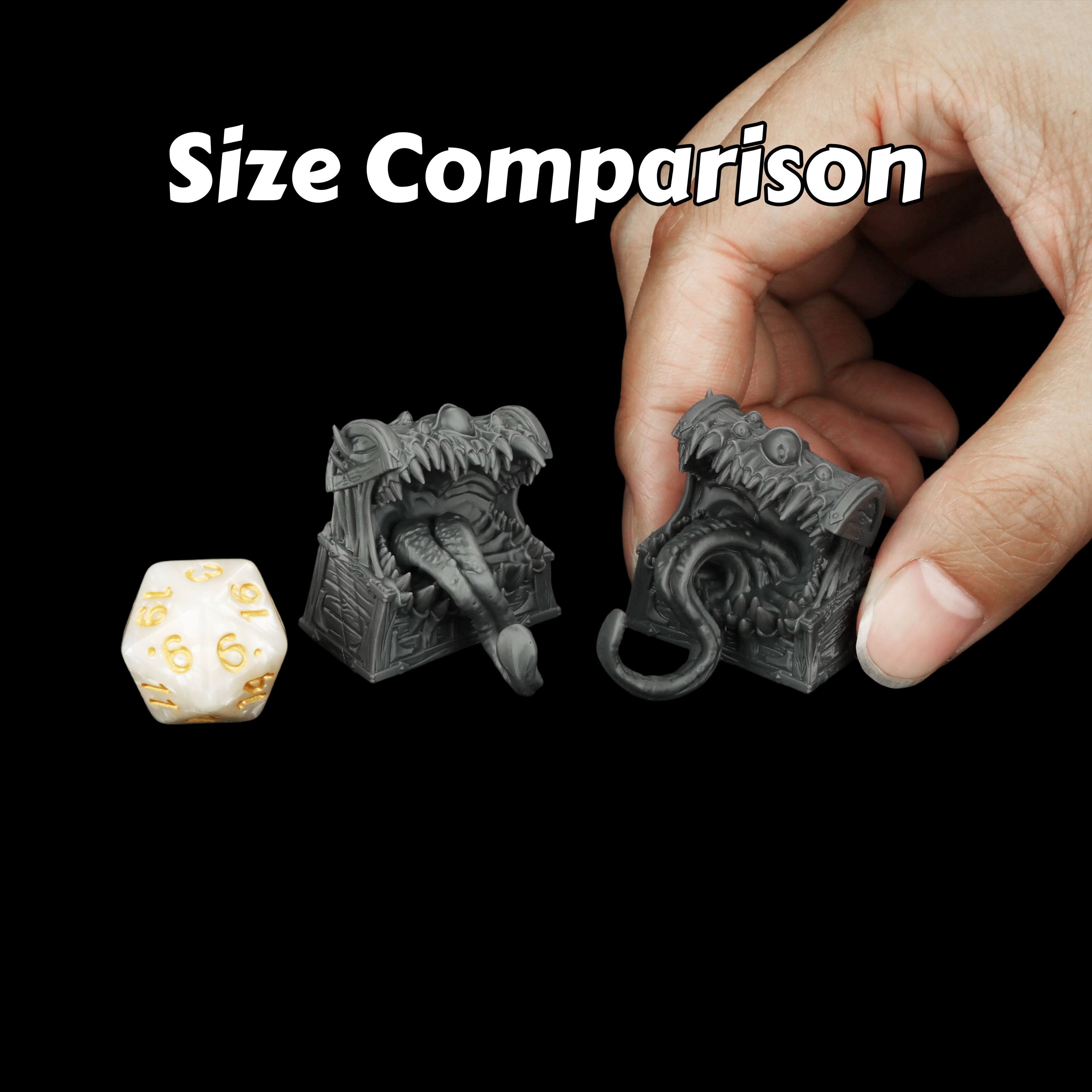 2 Pcs Mimic Miniatures - Resin - Board Game Rpg 评论和价格