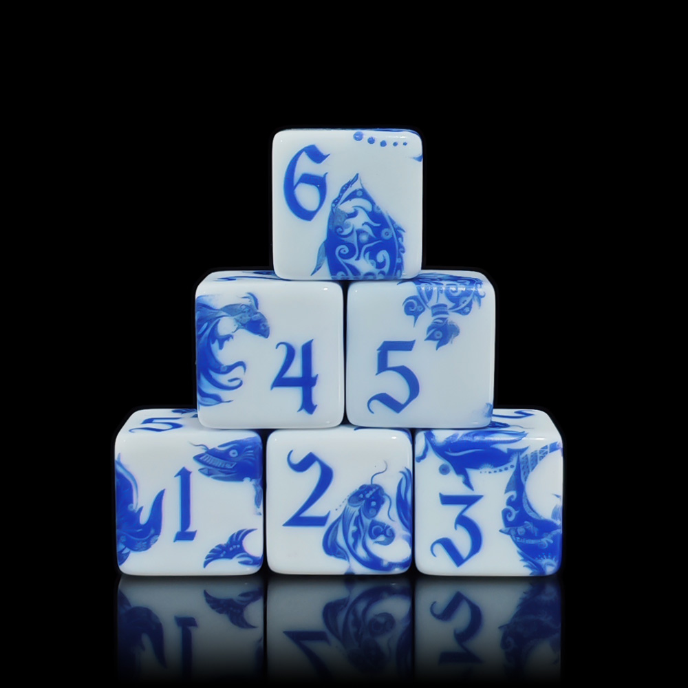 12Pcs Blue And White Porcelain - Board Game Rpg 评论和价格