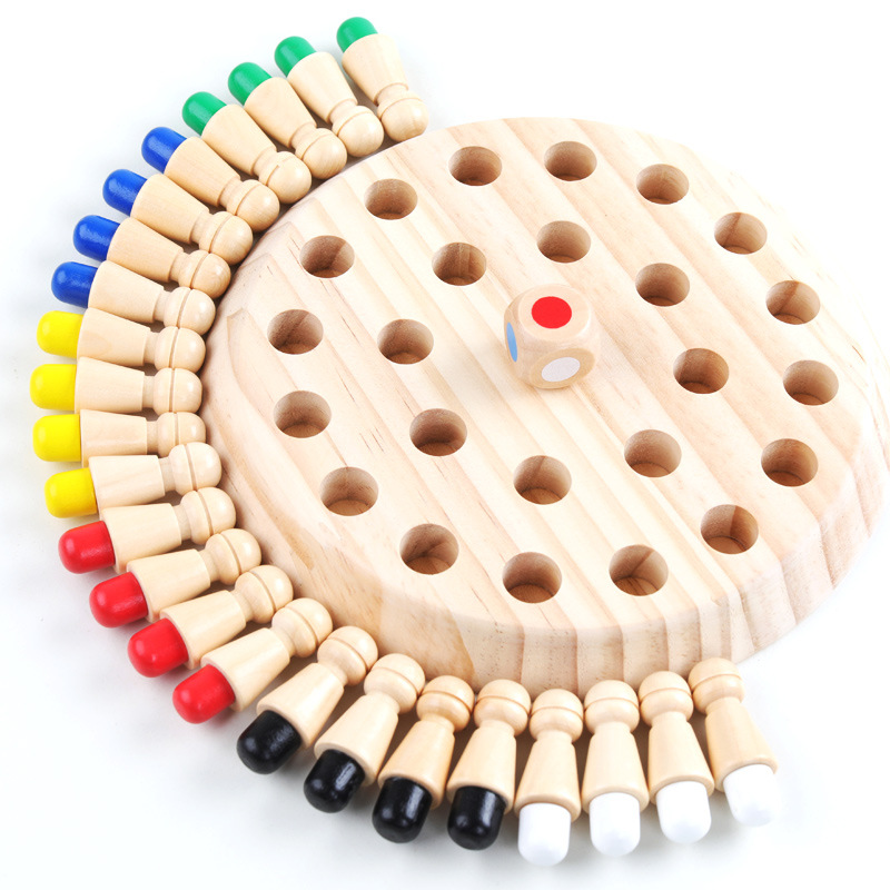 Wooden Memory Match Stick Ches - Board Game Oath 评论和价格