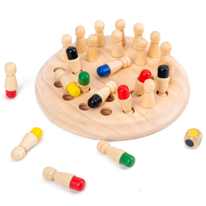 Wooden Memory Match Stick Ches - Board Game Oath 评论和价格