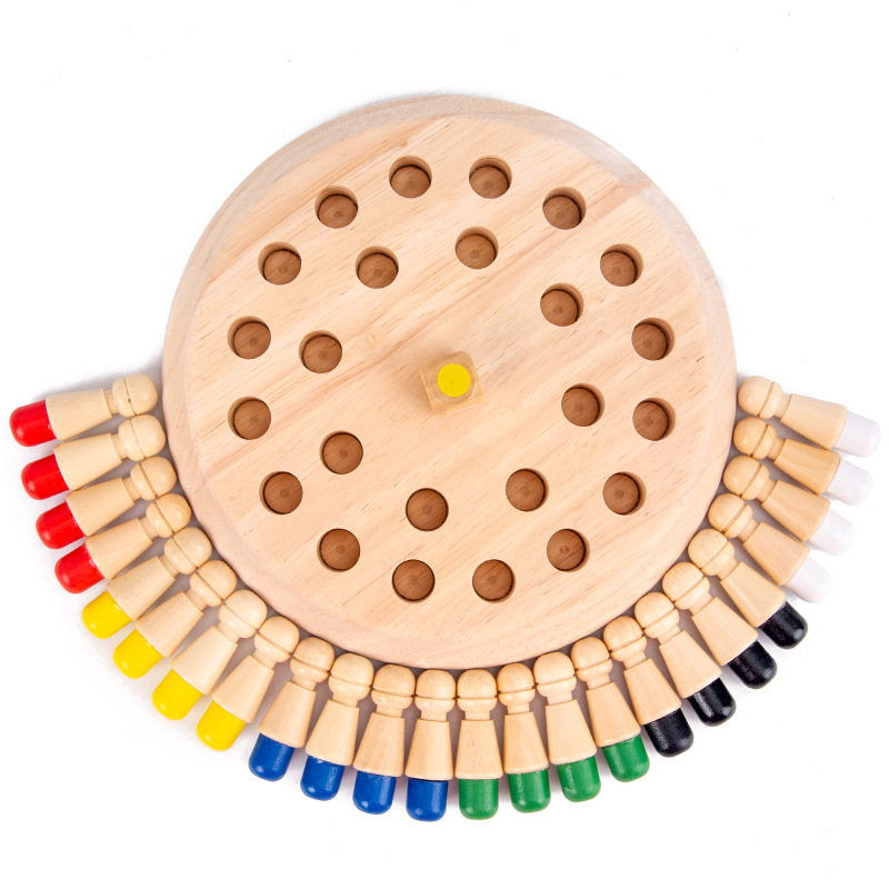 Wooden Memory Match Stick Ches - Board Game Oath 评论和价格