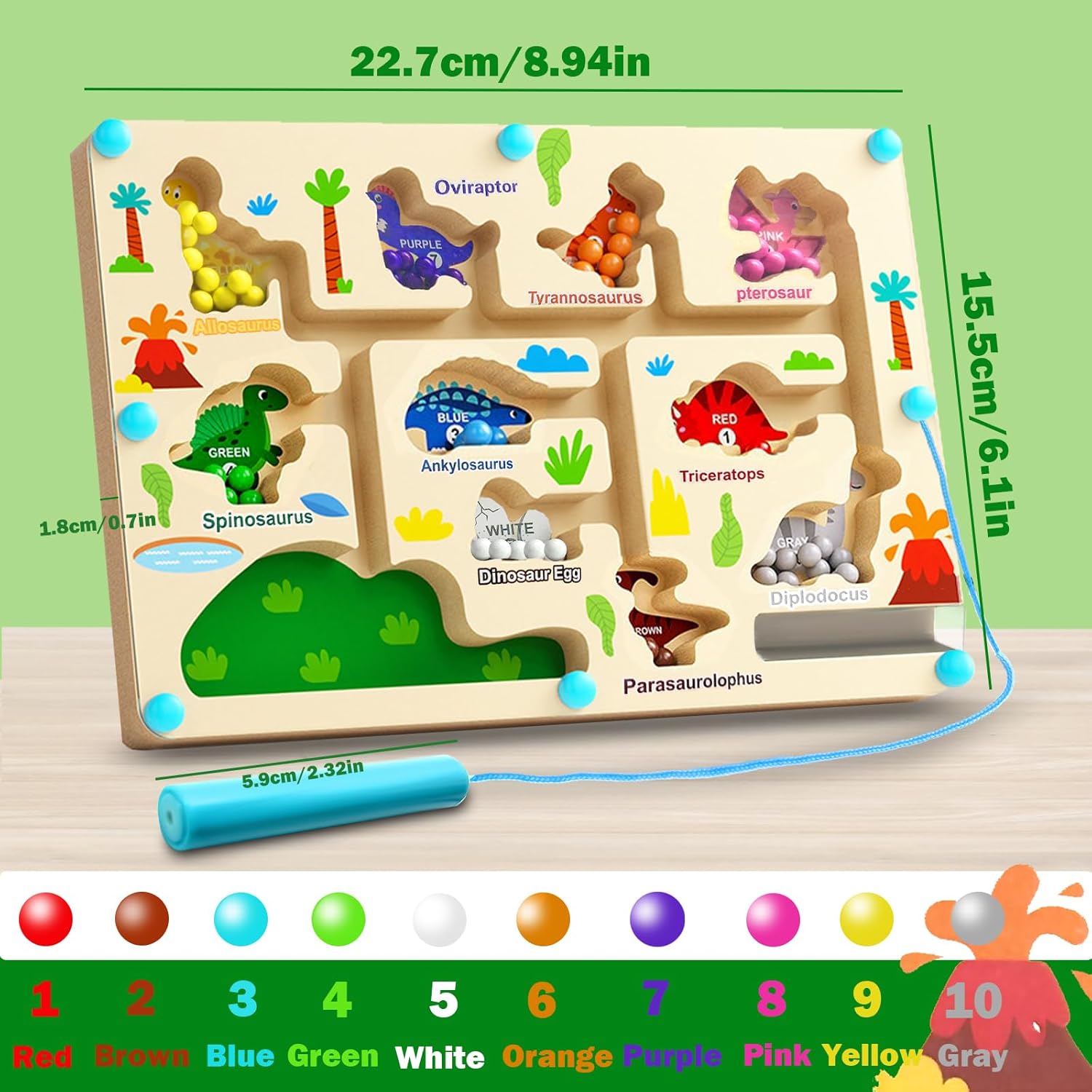 Magnetic Color & Number Maze M - Board Game Qwirkle 评论和价格