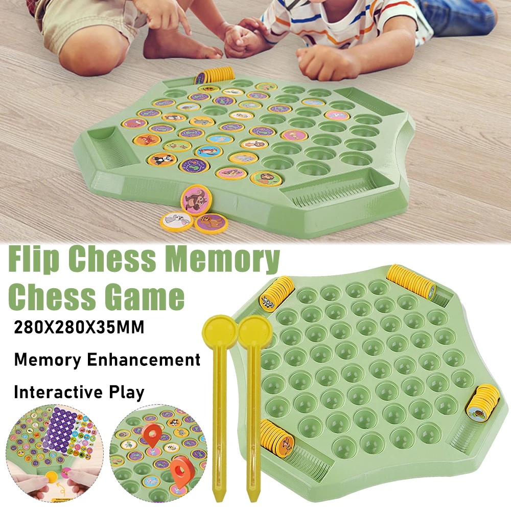 Flip Chess Memory Board Game K - Board Game Oath 评论和价格