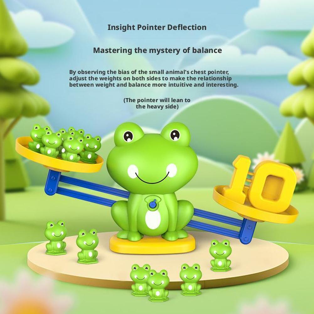 Frog Balance Scale Math Toy Ed - Board Game Digital 评论和价格
