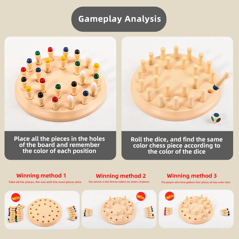 Memory Chess Game, Kids Early  - Board Game Oath 评论和价格