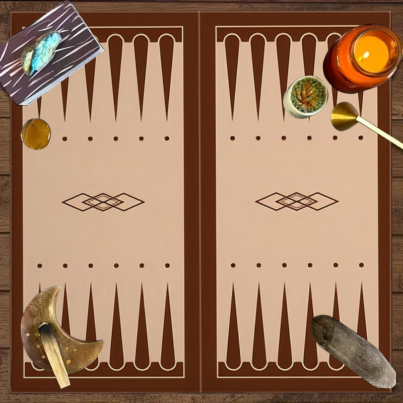 1pc Brown Backgammon Board Pri - Board Game Operation 评论和价格