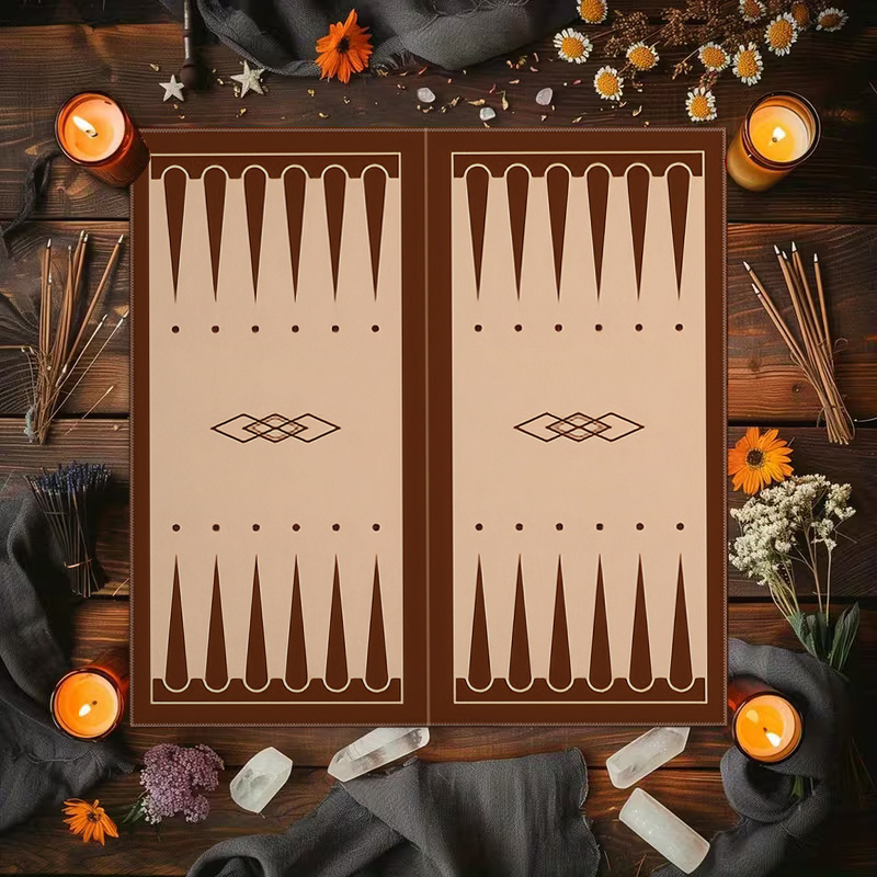 1pc Brown Backgammon Board Pri - Board Game Operation 评论和价格