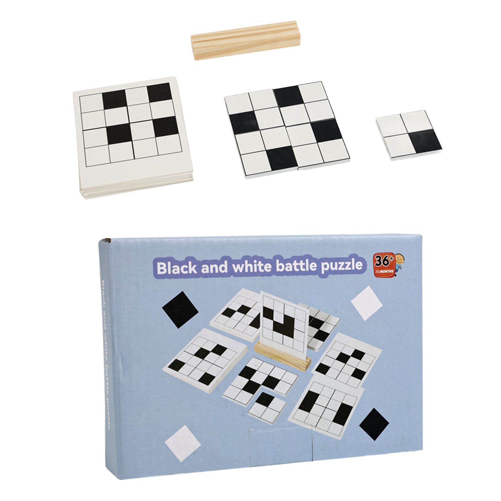 Wooden Board Game Brain Teaser - Chess Set Wooden 评论和价格