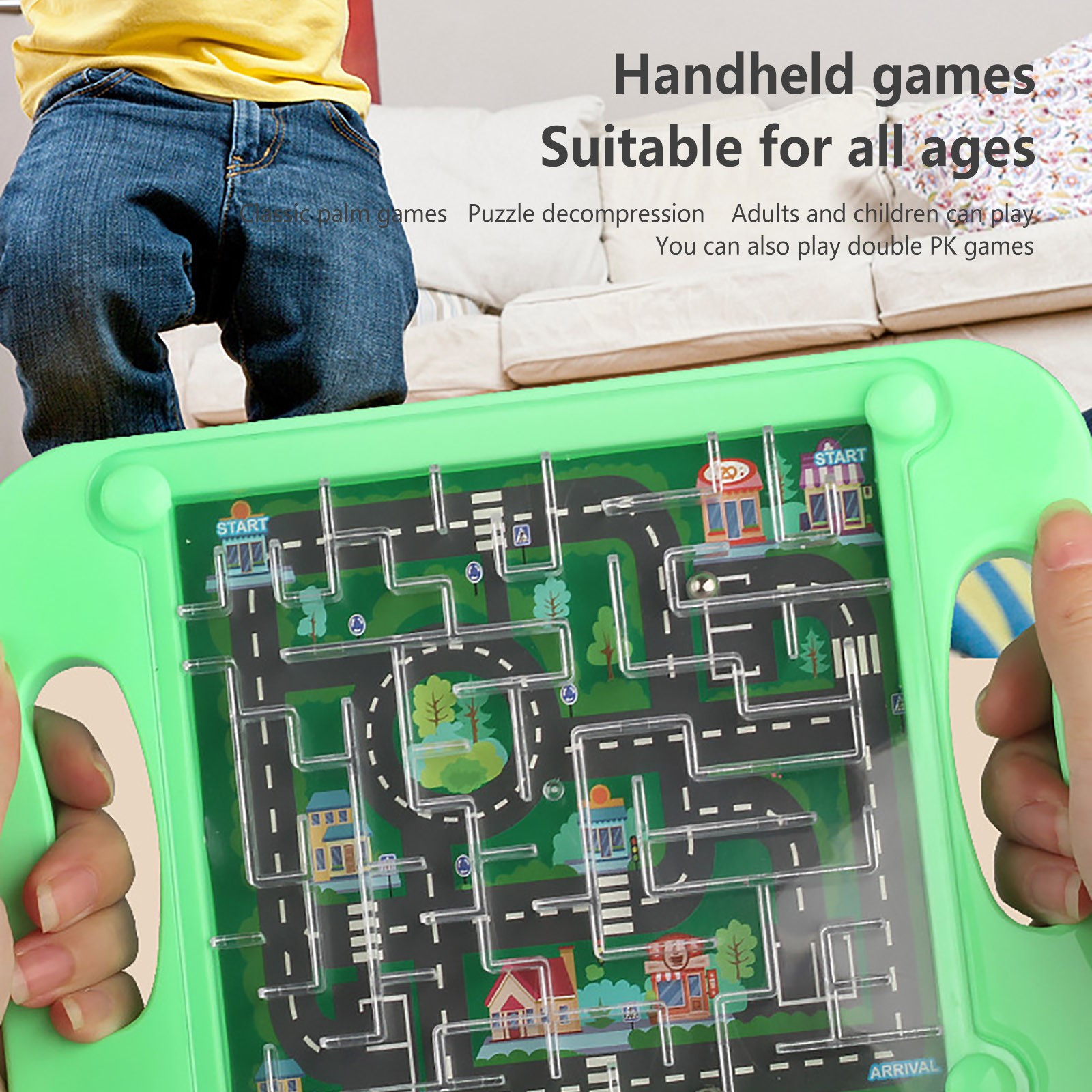 3D Maze Ball Kids Balance Grav - Board Game Qwirkle 评论和价格